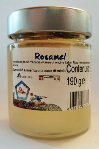 Rosamel g.190 con miele d'acacia del Piemonte