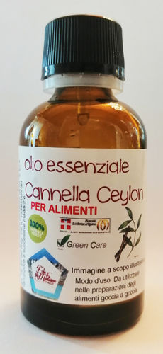 Cannella Ceylon (olio essenziale) contagocce 10 ml